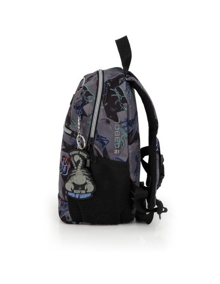Mochila Pequeña Gabol Bugs Negro Mochilas Guardería | Fraber