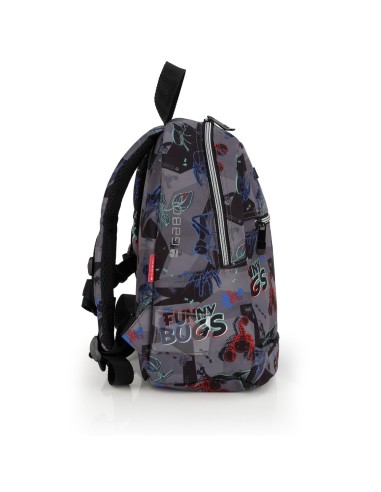 Mochila Pequeña Gabol Bugs Negro Mochilas Guardería | Fraber
