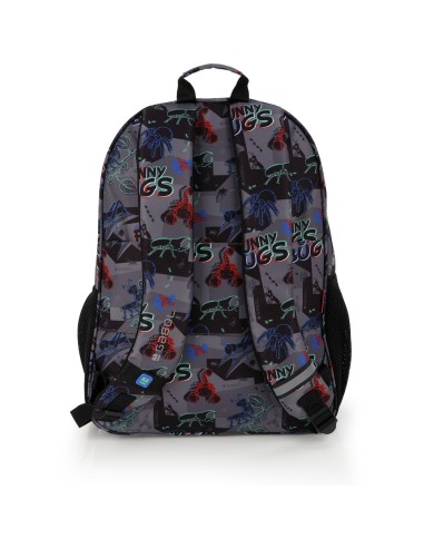 Mochila Escolar Adaptable Gabol Bugs Negro Mochilas Escol...