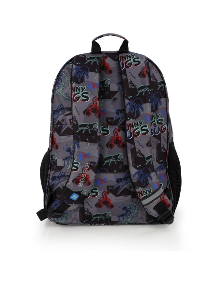 Mochila Escolar Adaptable Gabol Bugs Negro Mochilas Escol...