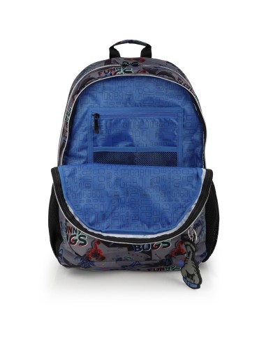 Mochila Escolar Adaptable Gabol Bugs Negro Mochilas Escol...