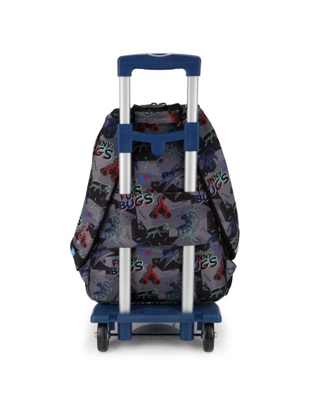 Mochila Escolar Adaptable Gabol Bugs Negro Mochilas Escol...