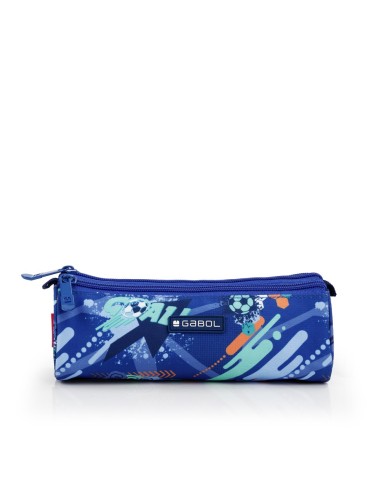 Portatodo Redondo Triple Gabol Crew Azul Portatodo Estuch...