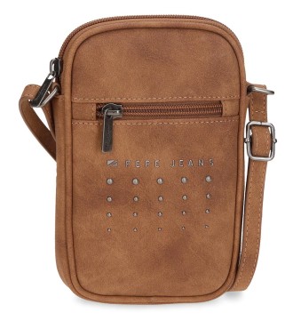 7755233 PORTAMOVIL BANDOLERA PJL HOLLY MARRON