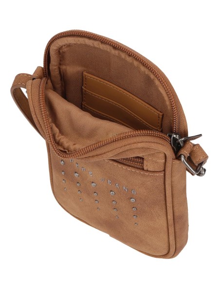 7755233 PORTAMOVIL BANDOLERA PJL HOLLY MARRON 7755233 PORTAMOVIL BANDOLERA PJL HOLLY MARRON