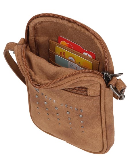 7755233 PORTAMOVIL BANDOLERA PJL HOLLY MARRON 7755233 PORTAMOVIL BANDOLERA PJL HOLLY MARRON