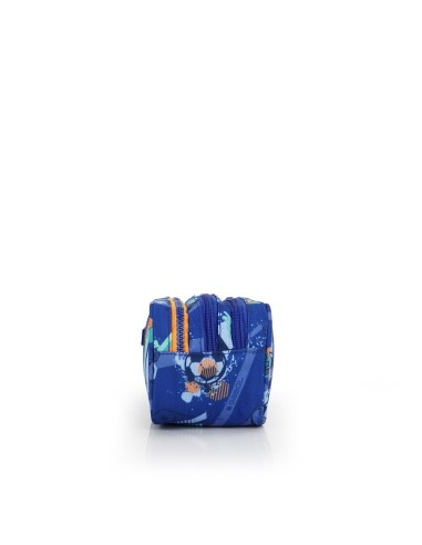 Portatodo Cuadrado Triple Gabol Crew Azul Portatodo Estuc...