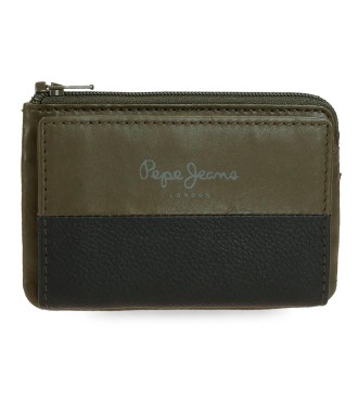 7830233 MONEDERO - TARJETERO PJL DUAL CAQUI