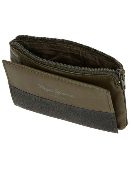 7830233 MONEDERO - TARJETERO PJL DUAL CAQUI 7830233 MONEDERO - TARJETERO PJL DUAL CAQUI