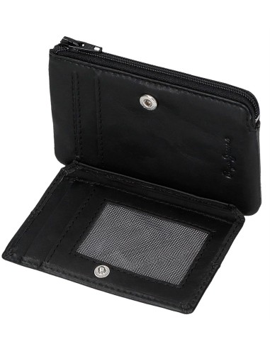 7830234 MONEDERO - TARJETERO PJL DUAL NEGRO