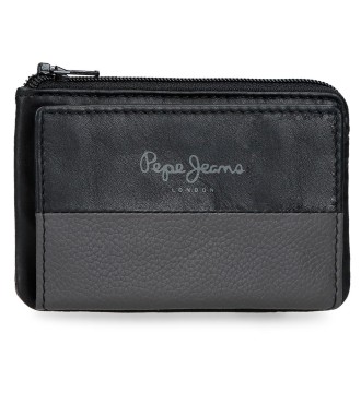 7830231 MONEDERO - TARJETERO PJL DUAL NEGRO/GRIS