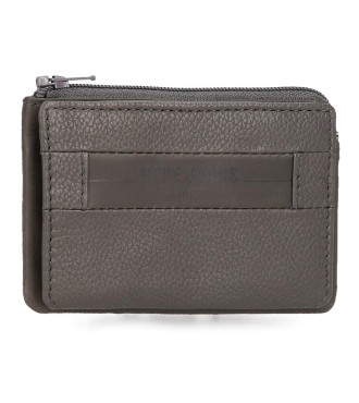 7880234 MONEDERO - TARJETERO PJL CHECKBOX GRIS