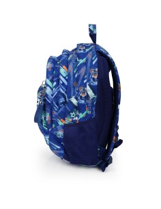 Mochila Tres Compartimentos Escolar Gabol Crew Azul Mochi... 2