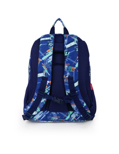 Mochila Tres Compartimentos Escolar Gabol Crew Azul Mochi...