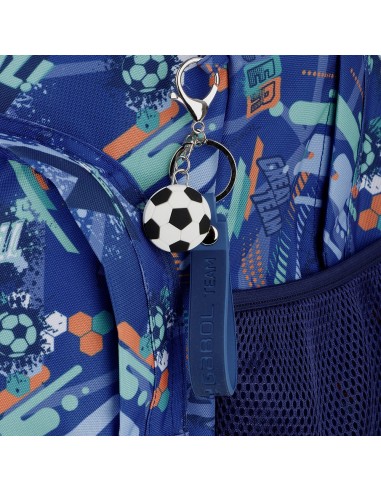 Mochila Tres Compartimentos Escolar Gabol Crew Azul Mochi...