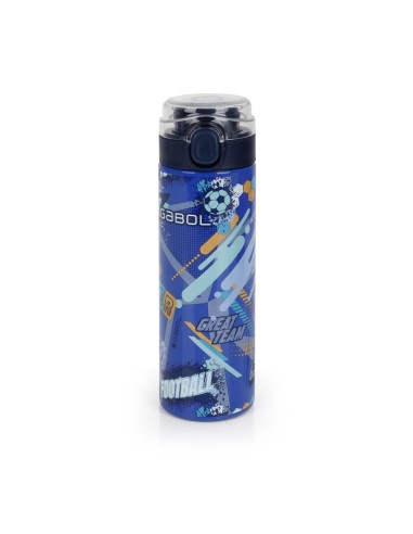 Botella Acero Inox. Infantil Gabol Crew Azul Botella Acer...