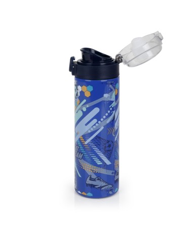 Botella Acero Inox. Infantil Gabol Crew Azul Botella Acer...