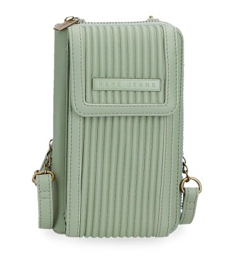 7555334 BANDOLERA PORTAMOVIL Y TARJETAS PJL AURORA VERDE