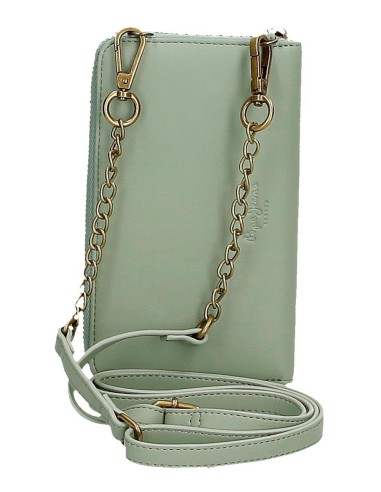 7555334 BANDOLERA PORTAMOVIL Y TARJETAS PJL AURORA VERDE