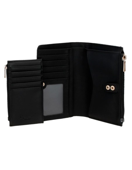 7728631 MONEDERO-BILLETERO PJL MEGAN NEGRO 7728631 MONEDERO-BILLETERO PJL MEGAN NEGRO