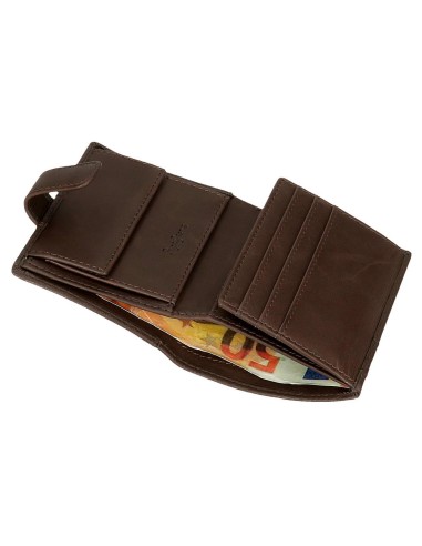 7881232 BILLETERO PJL CHECKBOX MARRON