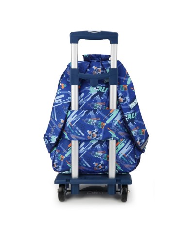Mochila Escolar Adaptable Gabol Crew Azul Mochilas Escola...