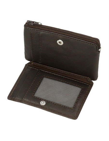 8070222 MONEDERO-TARJETERO ADEPT ALAN MARRON 8070222 MONEDERO-TARJETERO ADEPT ALAN MARRON