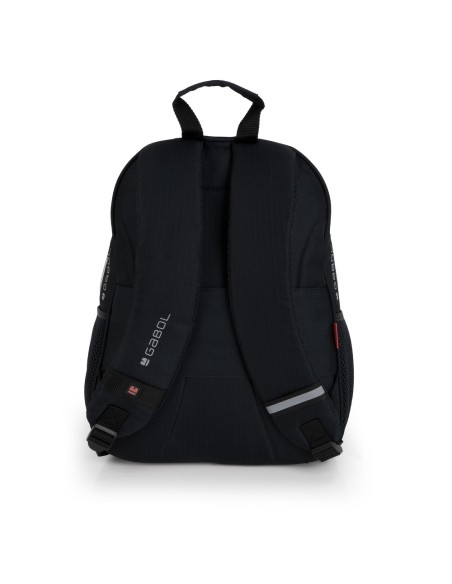 Mochila Escolar Adaptable Gabol Trick Gris Mochilas Escol...