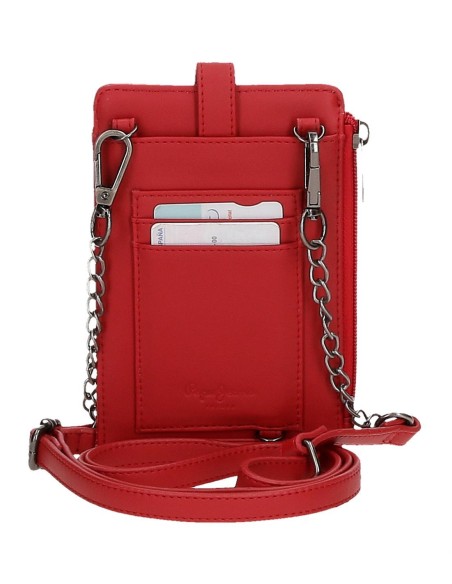 7625032 PORTAMOVIL BANDOLERA CON TARJETERO PJL OANA ROJO 7625032 PORTAMOVIL BANDOLERA CON TARJETERO PJL OANA ROJO