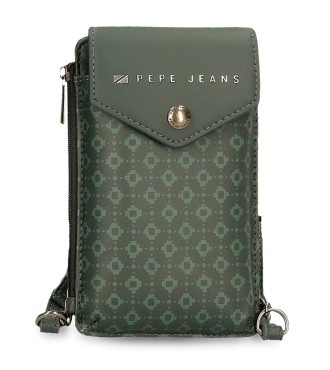 7735033 PORTAMOVIL BANDOLERA CON TARJETERO PJL BETHANY VERDE