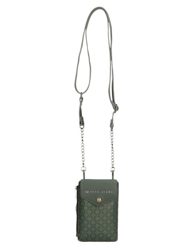 7735033 PORTAMOVIL BANDOLERA CON TARJETERO PJL BETHANY VERDE