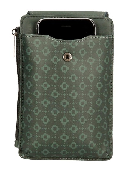 7735033 PORTAMOVIL BANDOLERA CON TARJETERO PJL BETHANY VERDE 7735033 PORTAMOVIL BANDOLERA CON TARJETERO PJL BETHANY VERDE