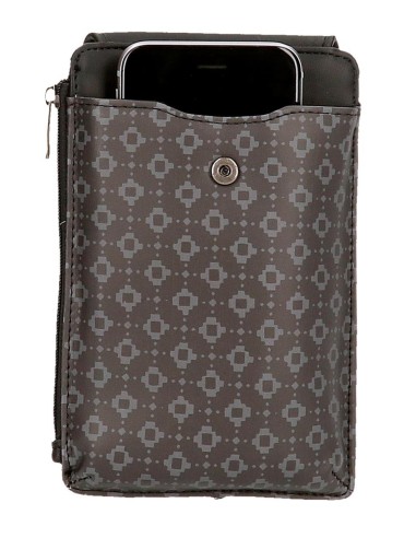 7735031 PORTAMOVIL BANDOLERA CON TARJETERO PJL BETHANY NEGRO