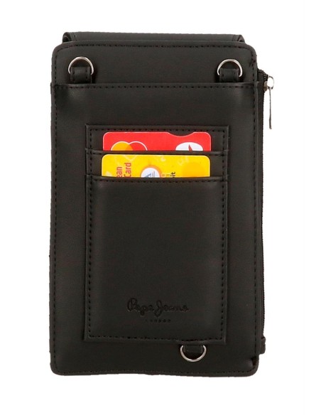 7735031 PORTAMOVIL BANDOLERA CON TARJETERO PJL BETHANY NEGRO 7735031 PORTAMOVIL BANDOLERA CON TARJETERO PJL BETHANY NEGRO