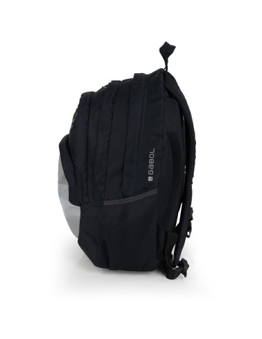 Mochila Tres Compartimentos Escolar Gabol Trick Gris Moch...