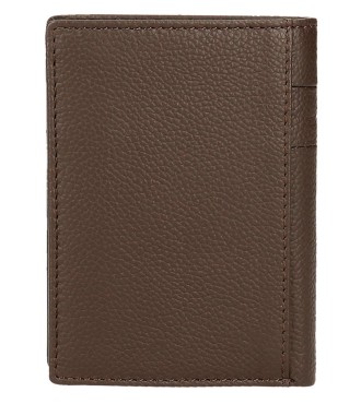 7882032 BILLETERO PJL CHECKBOX MARRON 2