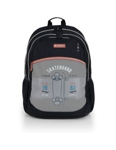Mochila Escolar Adaptable Gabol Trick Gris Mochilas Escol...