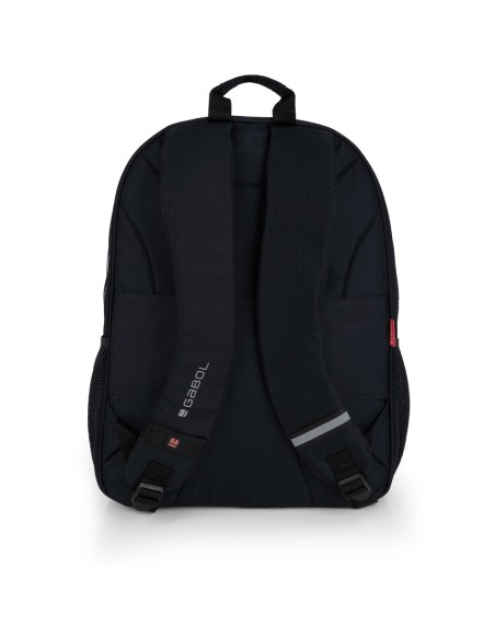 Mochila Escolar Adaptable Gabol Trick Gris Mochilas Escol...