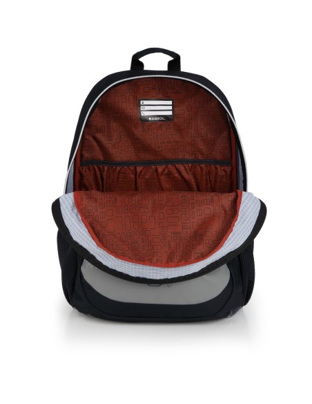 Mochila Escolar Adaptable Gabol Trick Gris Mochilas Escol...
