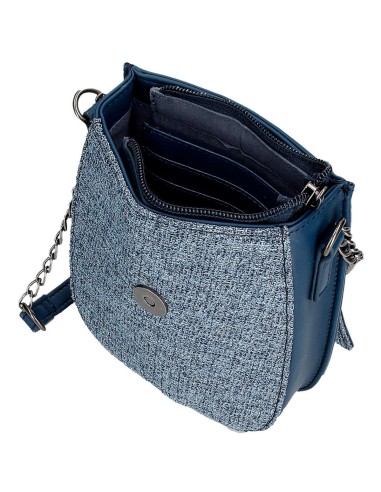 7605131 PORTAMOVIL BANDOLERA CON TARJETERO MADDIE AZUL