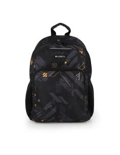 Mochila Escolar Adaptable Gabol Byte Negro Mochilas Escol...