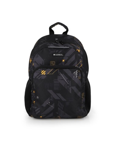 Mochila Escolar Adaptable Gabol Byte Negro Mochilas Escol...