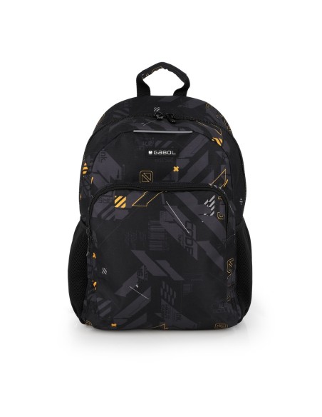 Mochila Escolar Adaptable Gabol Byte Negro Mochilas Escol...