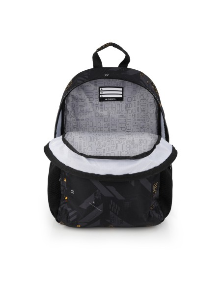 Mochila Escolar Adaptable Gabol Byte Negro Mochilas Escol...