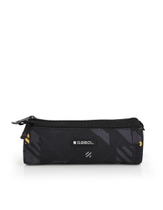 Portatodo Redondo Triple Gabol Byte Negro Portatodo Estuc...