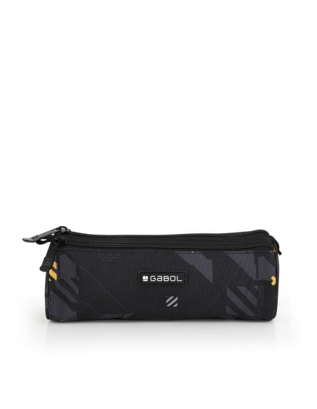Portatodo Redondo Triple Gabol Byte Negro Portatodo Estuc...