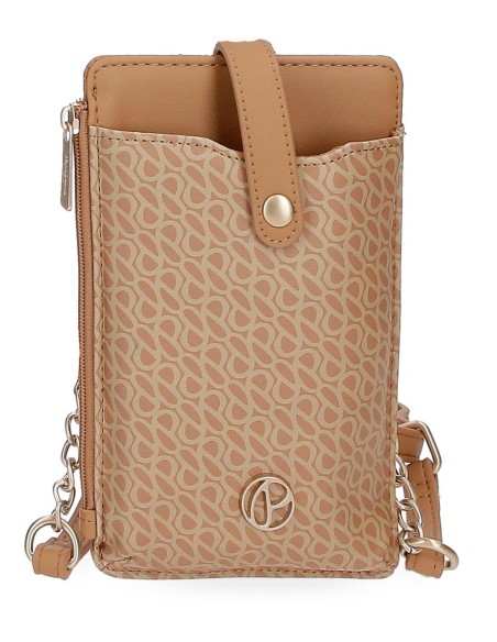 7725032 PORTAMOVIL BANDOLERA CON TARJETERO PJL MEGAN CAMEL 7725032 PORTAMOVIL BANDOLERA CON TARJETERO PJL MEGAN CAMEL