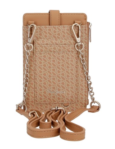 7725032 PORTAMOVIL BANDOLERA CON TARJETERO PJL MEGAN CAMEL