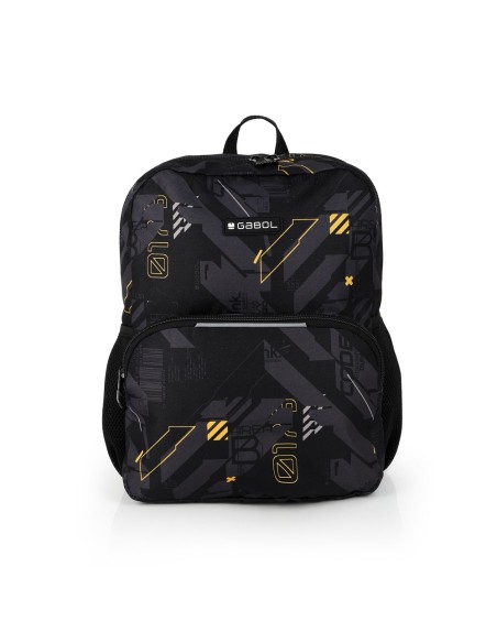 Mochila Infantil Gabol Byte Negro Mochilas Guardería | Fr...