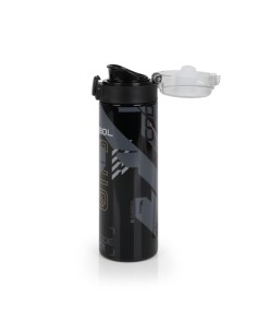 Botella Acero Inox. Infantil Gabol Byte Negro Botella Ace... 2